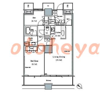 楽器ピアノ可相談 の 賃貸物件 1SLDK 29.2万円の図面１