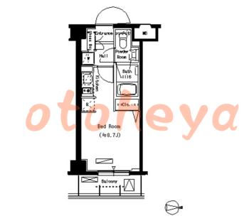 楽器ピアノ可相談 の 賃貸物件 1R 11.4万円の図面１