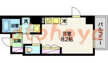 防音賃貸物件・楽器ピアノ可相談 の 賃貸物件 1R 10万円の図面１