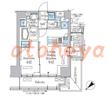 楽器ピアノ可相談 の 賃貸物件 1LDK 14.6万円の図面１