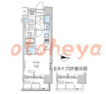 楽器ピアノ可相談 の 賃貸物件 1R 12万円の図面１