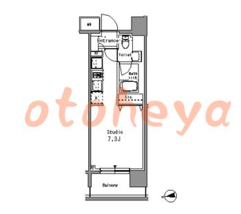楽器ピアノ可相談 の 賃貸物件 1R 8.9万円の図面１