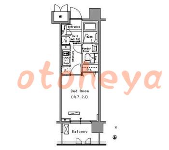 楽器ピアノ可相談 の 賃貸物件 1K 10万円の図面１