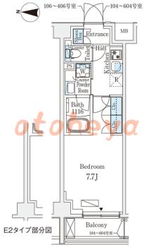 楽器ピアノ可相談 の 賃貸物件 1K 11.9万円の図面１